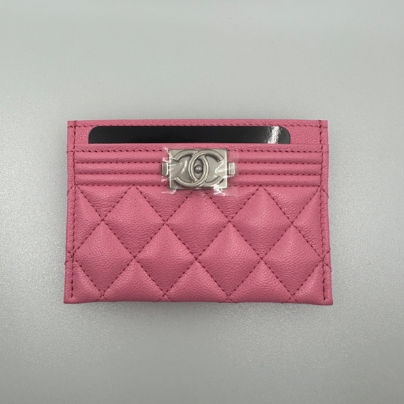 CHANEL Boy PINK Card Case BNIB - Picture 9 of 11